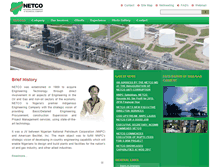 Tablet Screenshot of netco.nnpcgroup.com